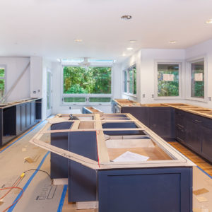 Cutting and marking balsa wood templates for making engineered stone countertops